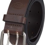 Dickies Men's Leather Double Prong Belt
